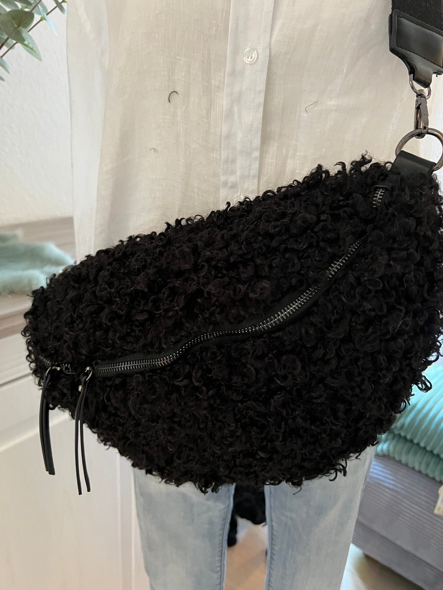 Kuschel Teddy Tasche groß