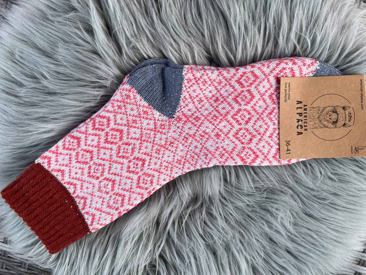Alpaca Socken 3 farbig 36-41