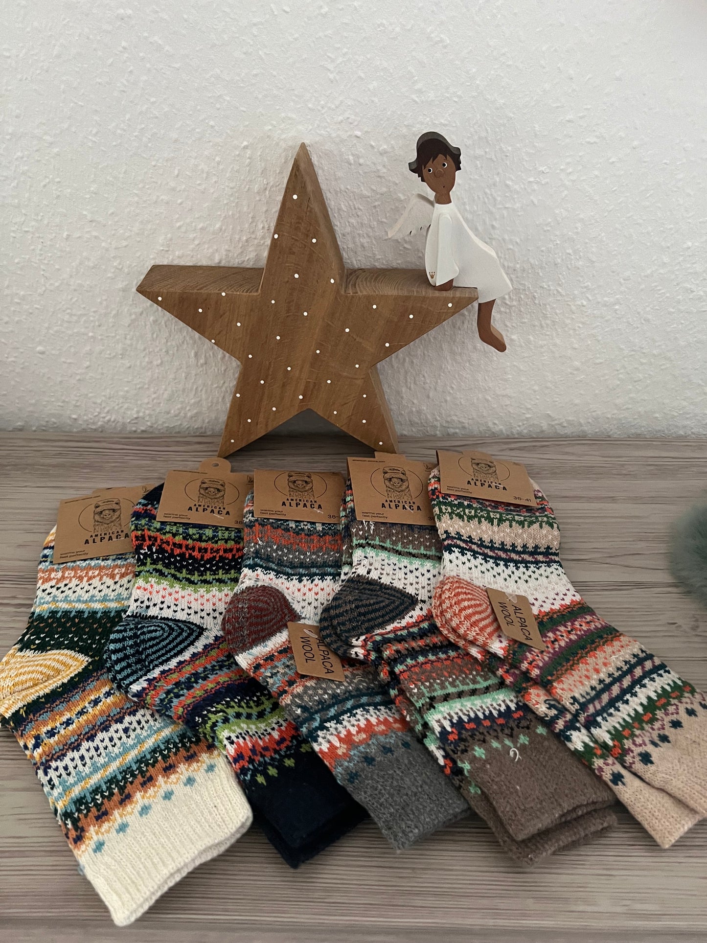Alapaca Socken bunt Gr 36-41