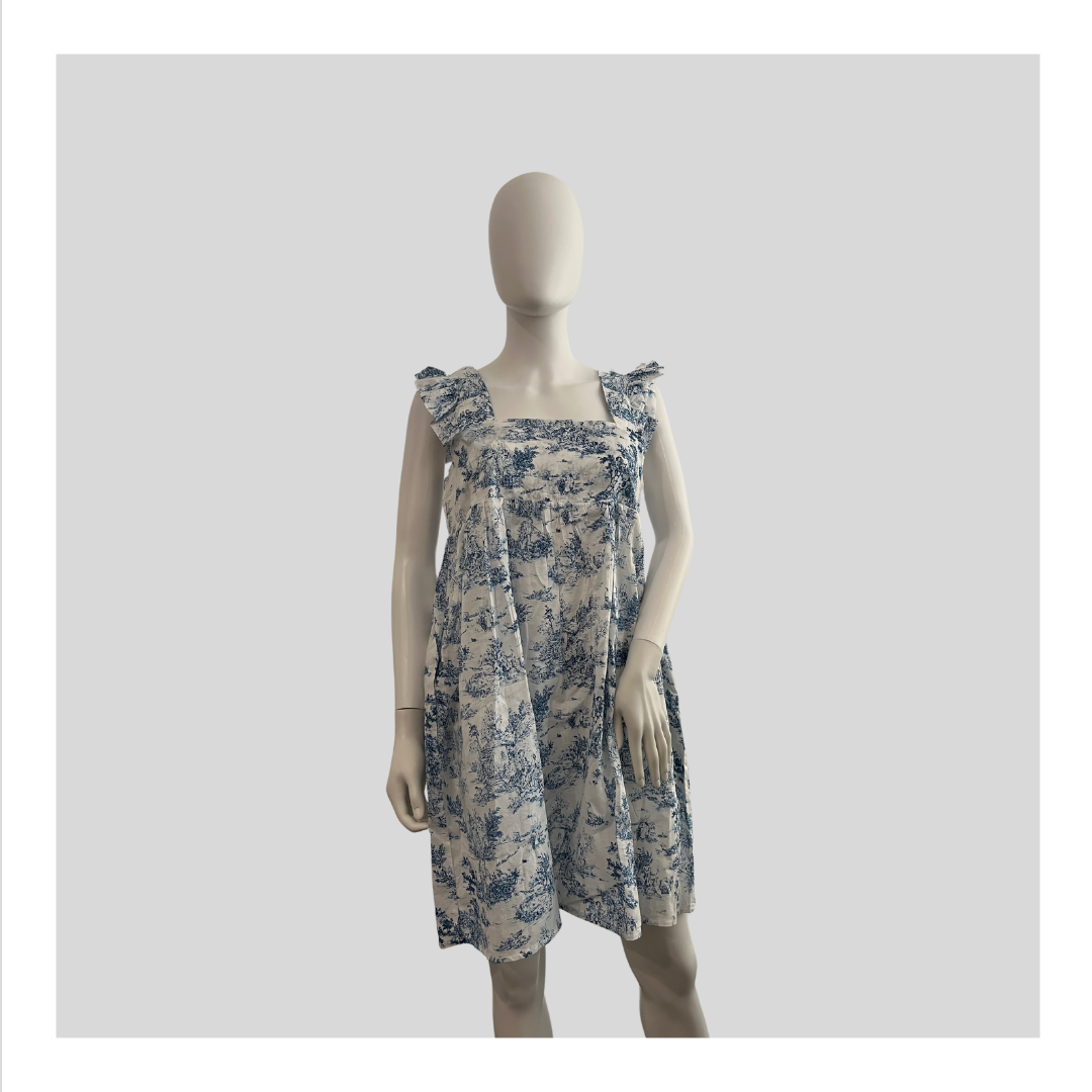 Sommerkleid "Blau und Weiß"