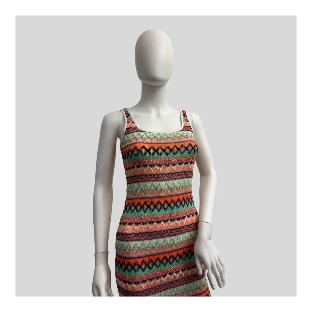 Enganliegendes Kleid "Orange"