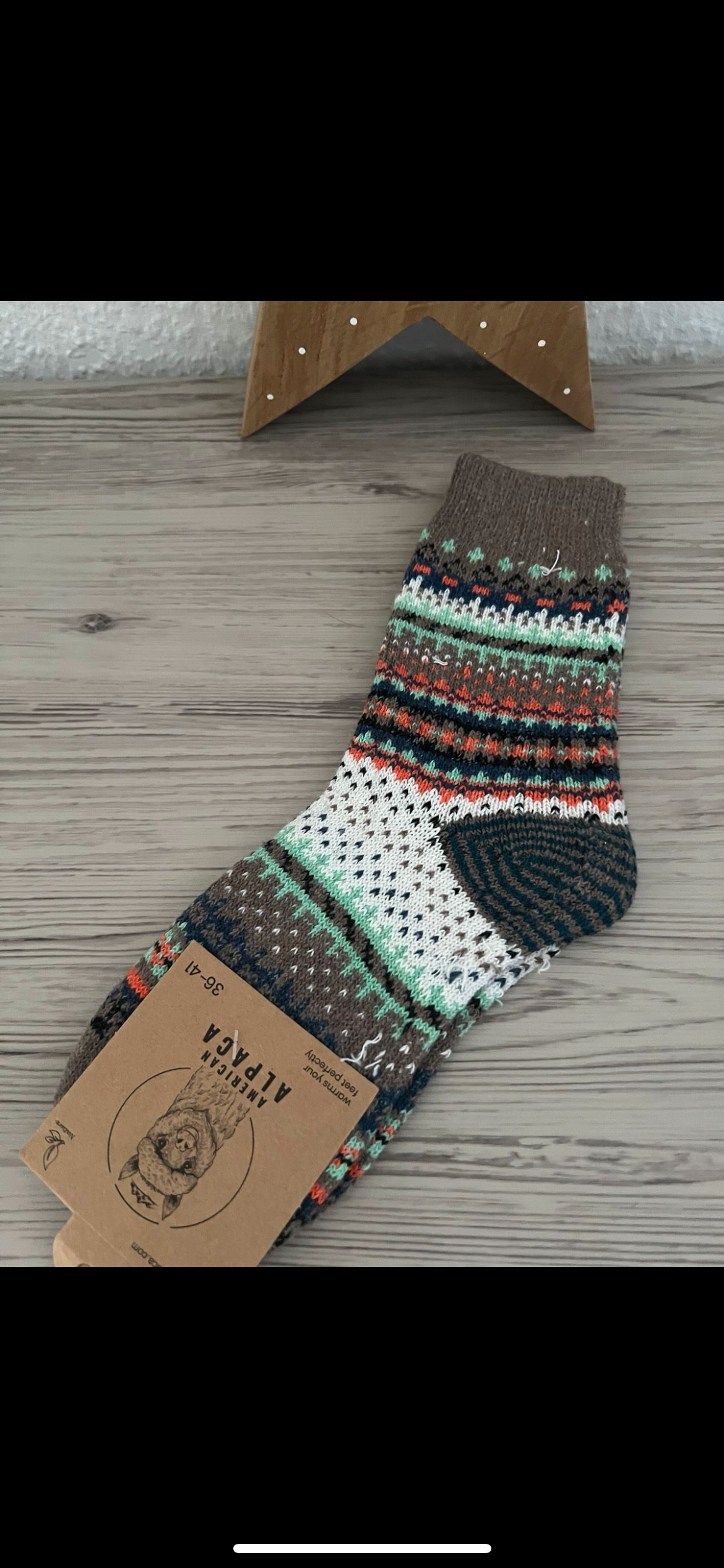 Alpaca Socken bunt Gr 36-41