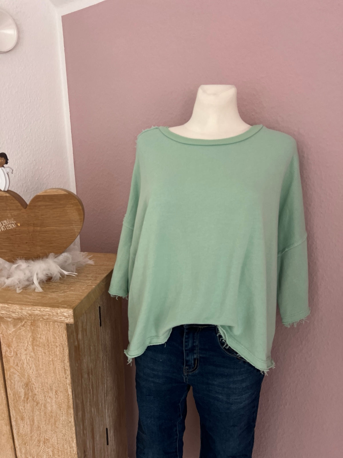 Sweatshirt "Ausgefranst - 3/4"