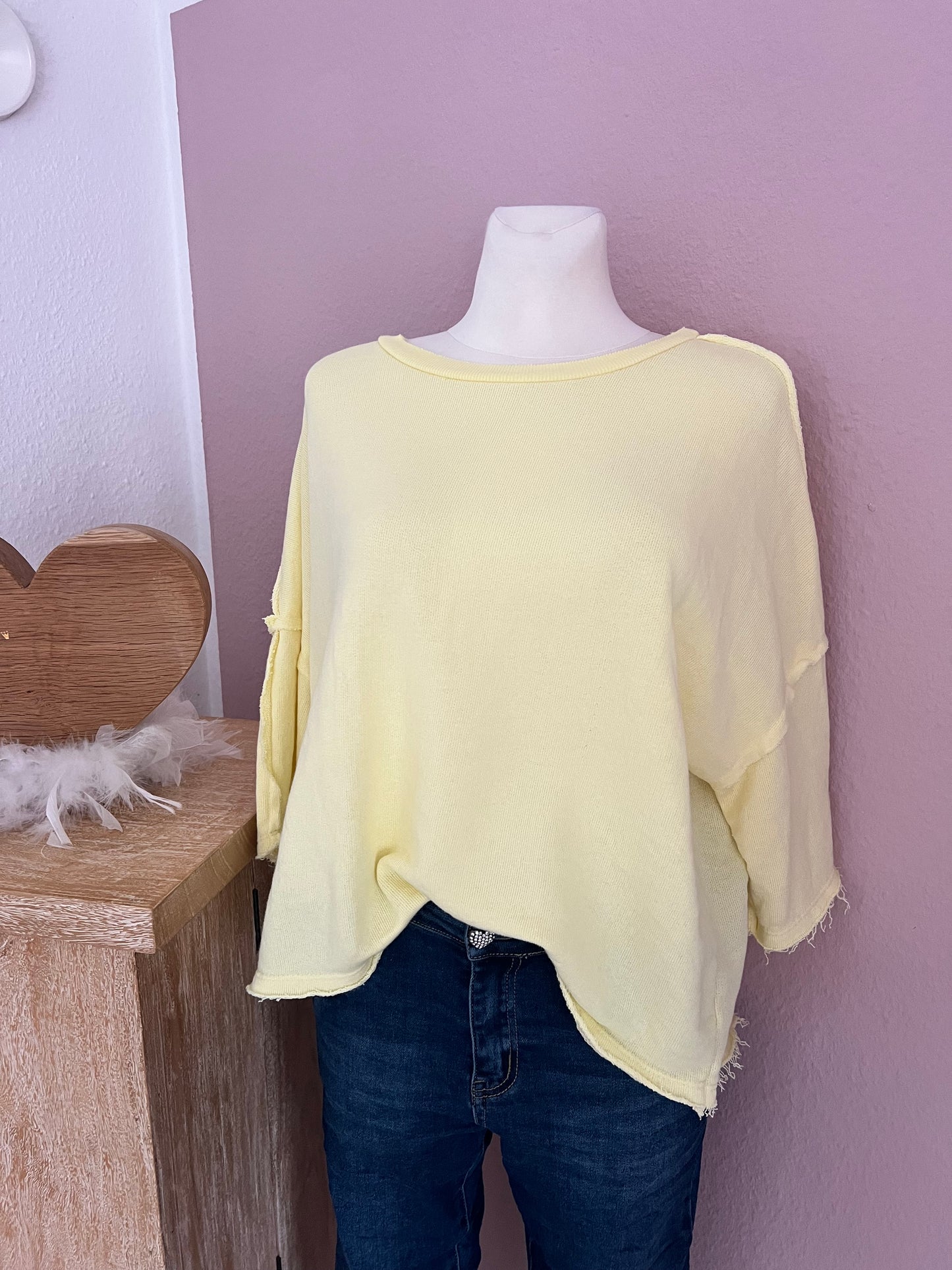 Sweatshirt "Ausgefranst - 3/4"