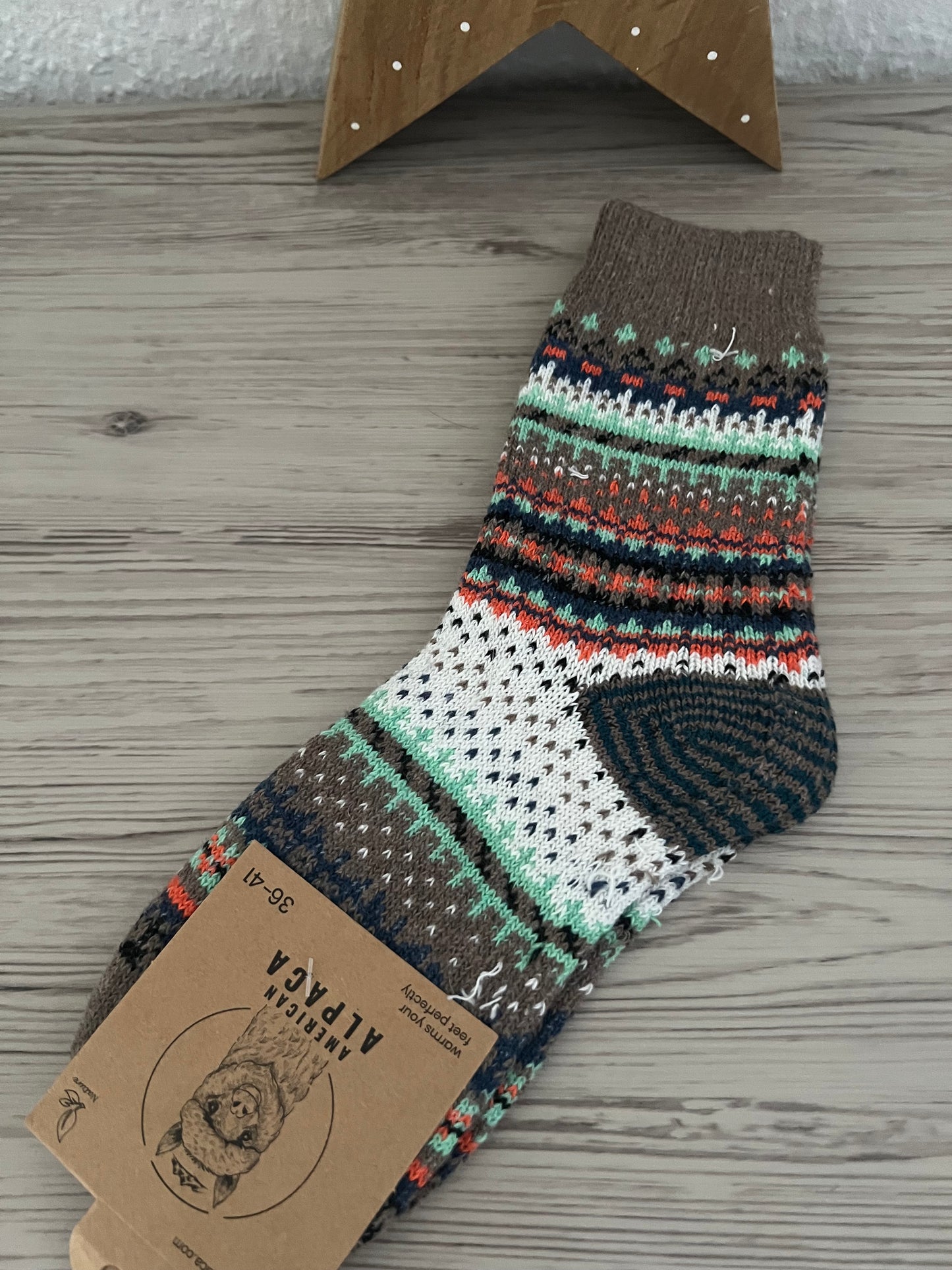 Alapaca Socken bunt Gr 36-41