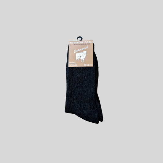 Norweger Socken schwarz