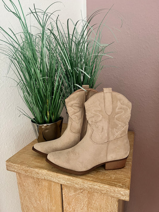 Mini Cowboy Stiefel Nina beige 290