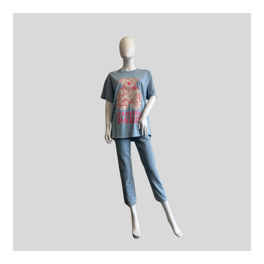 Hellblaues T Shirt „Bär“ 🤍