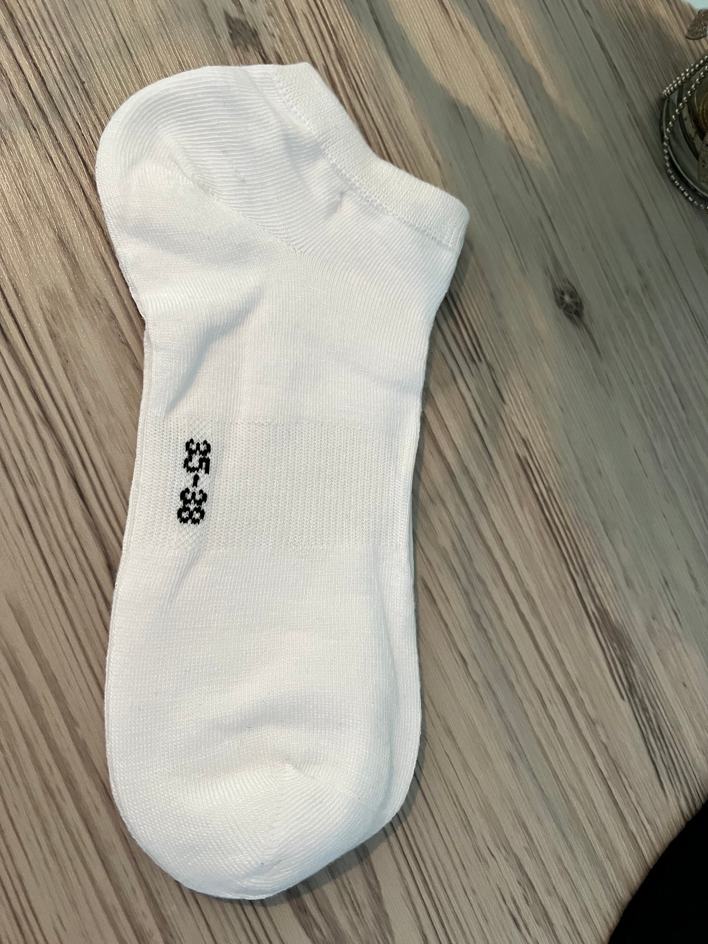 Sneaker Socken 35-38 schwarz und weiß