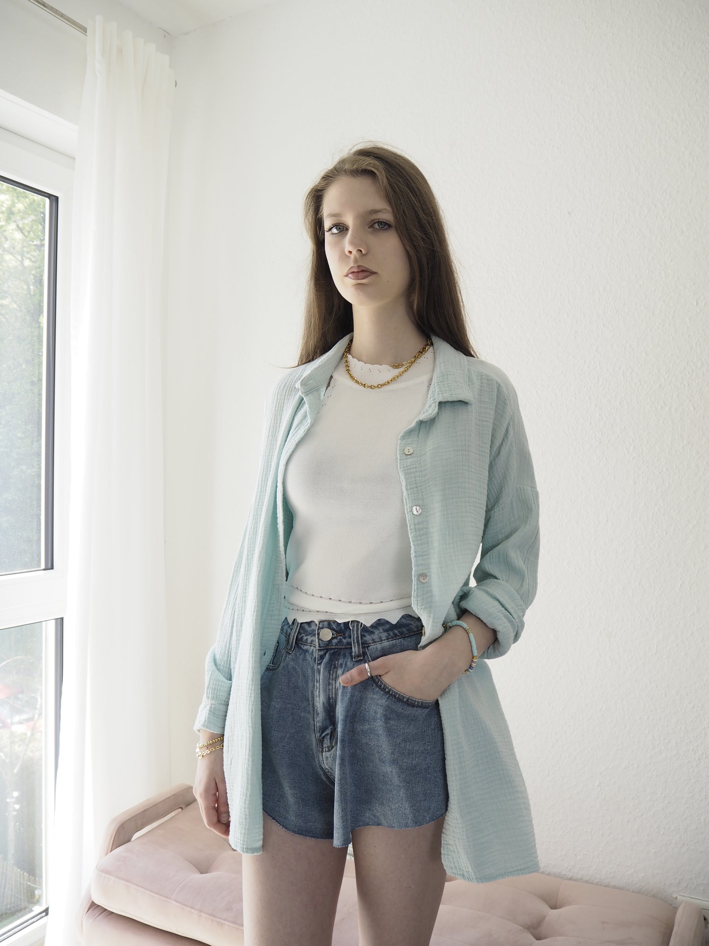 Musselinbluse "Elisa-x"