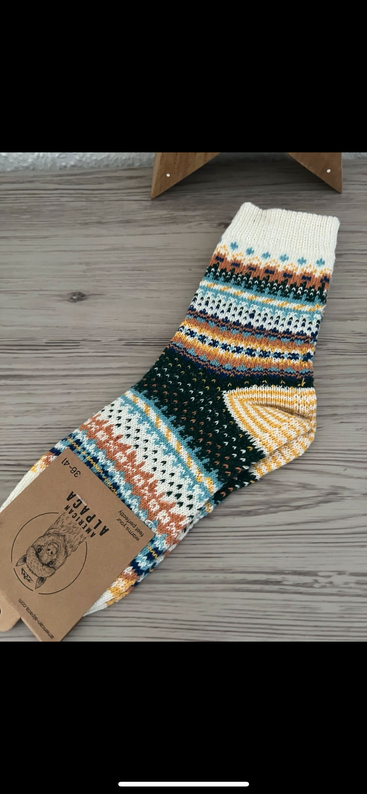 Alpaca Socken bunt Gr 36-41
