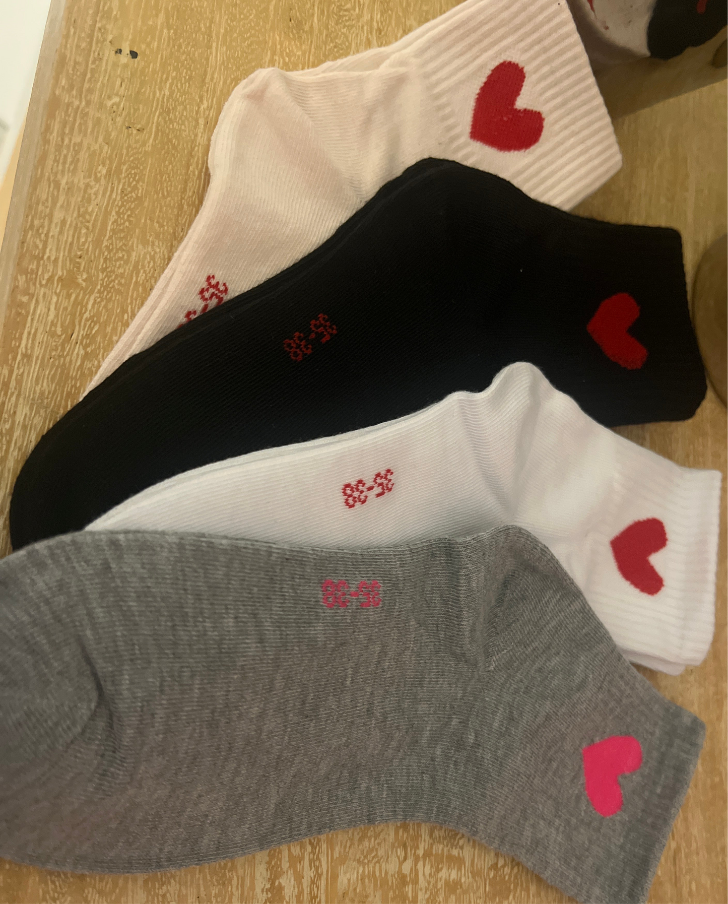 Sneaker Socken mit Herz ❤️ 39-42