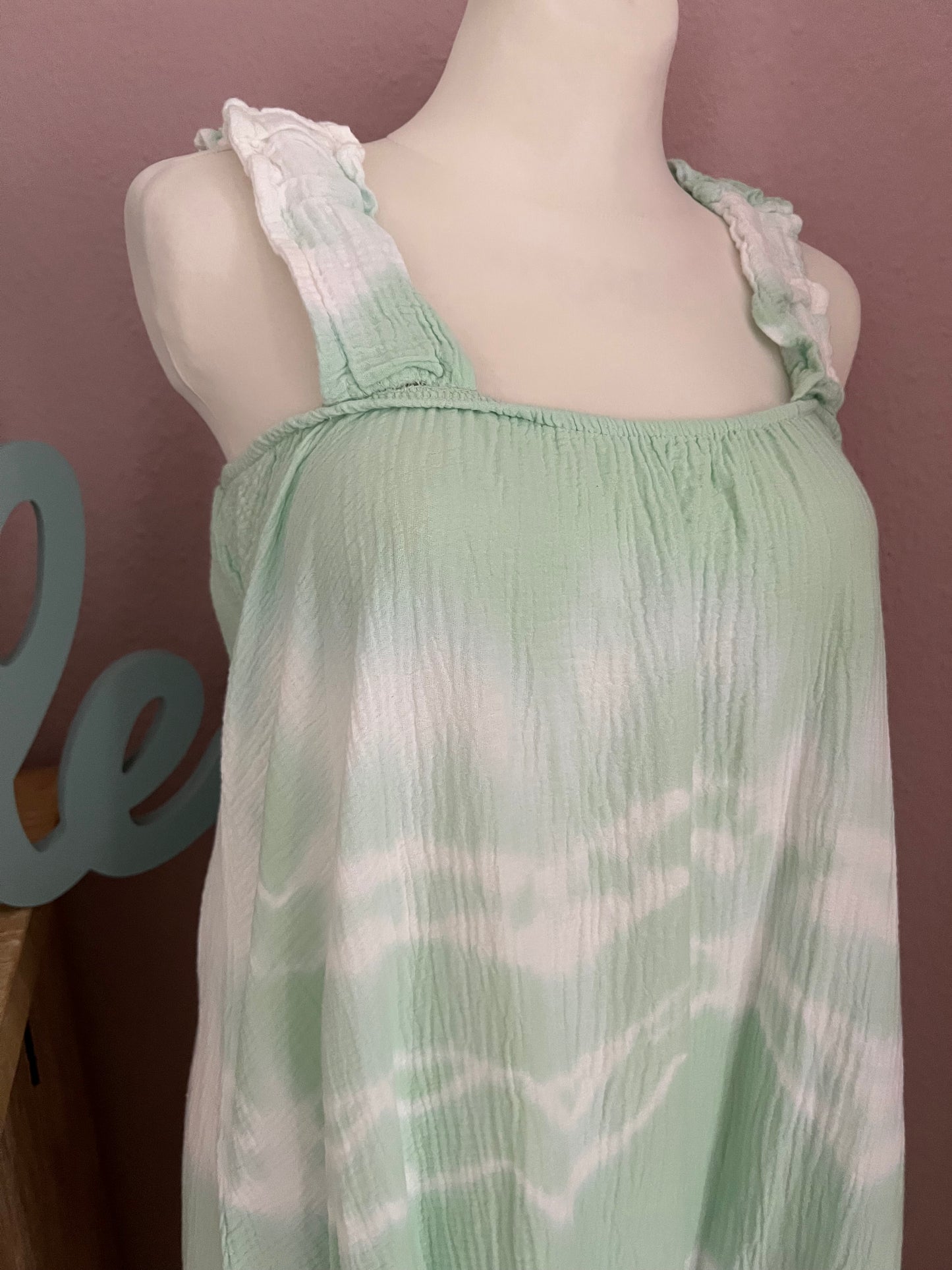 Musselin Kleid mit Träger