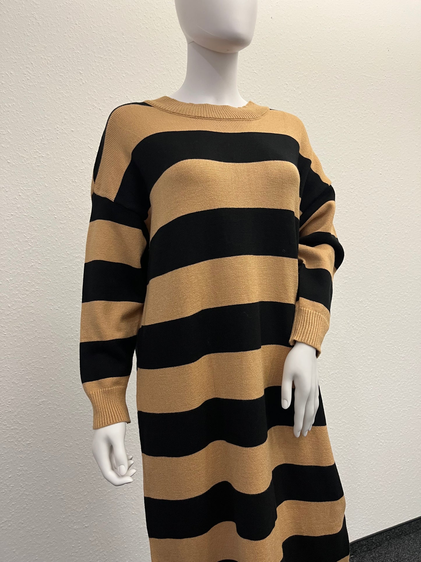Kleid Langarm "Gestreift"
