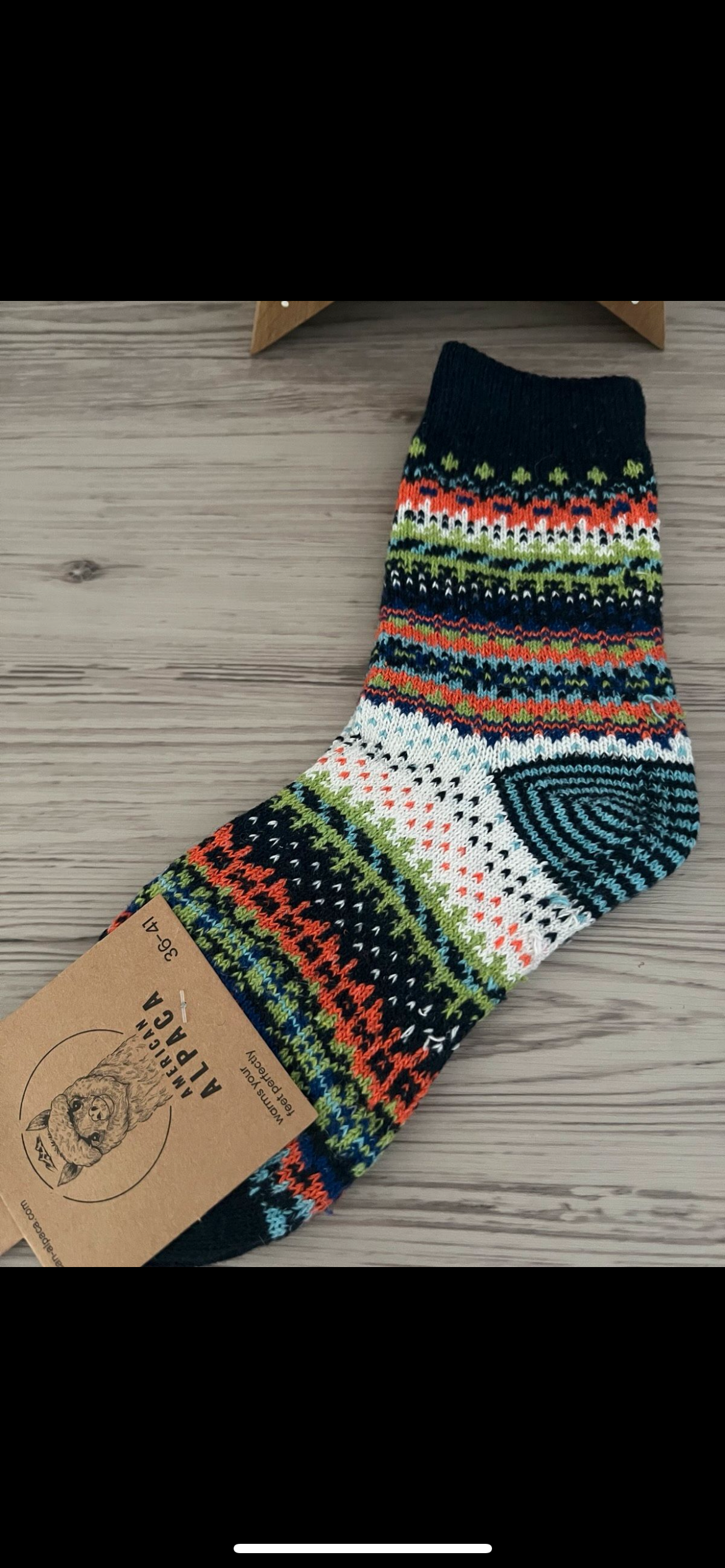 Alpaca Socken bunt Gr 36-41