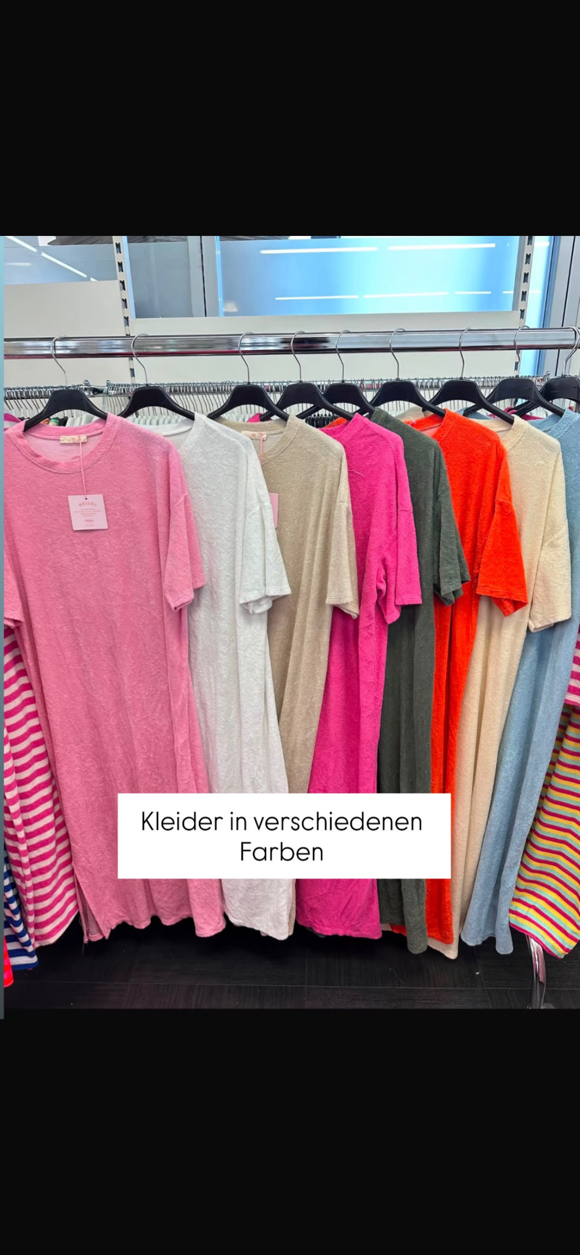 Sommer Kleider aus Frottee