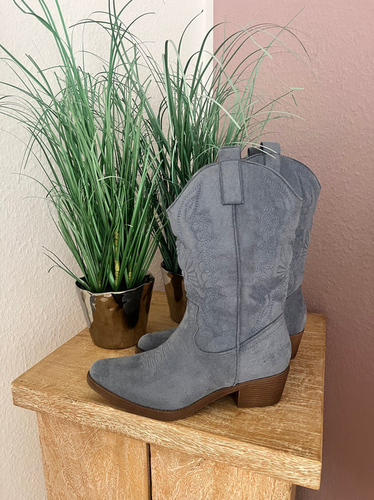 Cowboy Stiefel jeansblau
