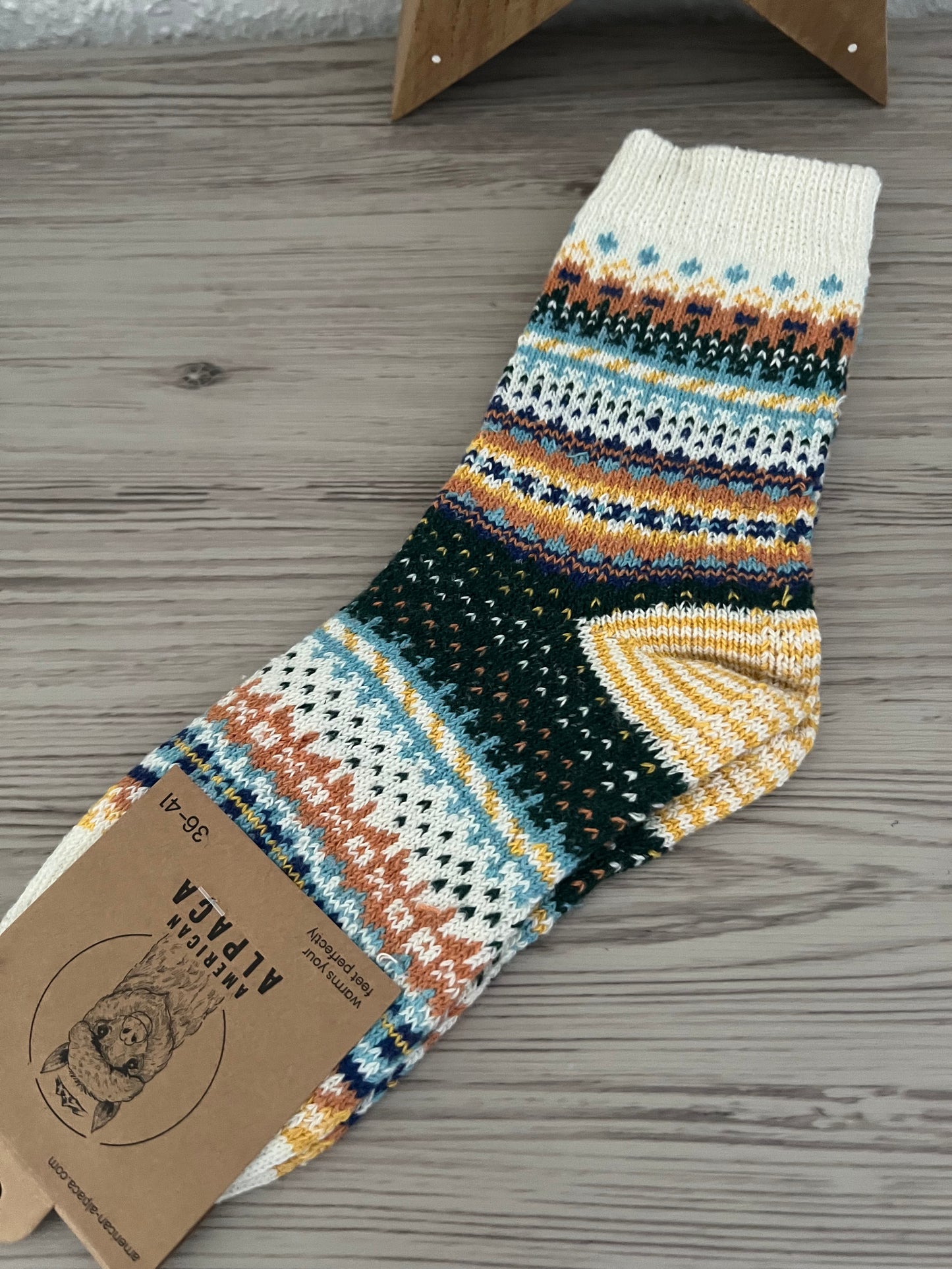 Alapaca Socken bunt Gr 36-41