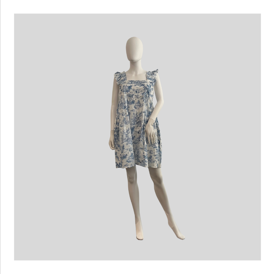 Sommerkleid "Blau und Weiß"