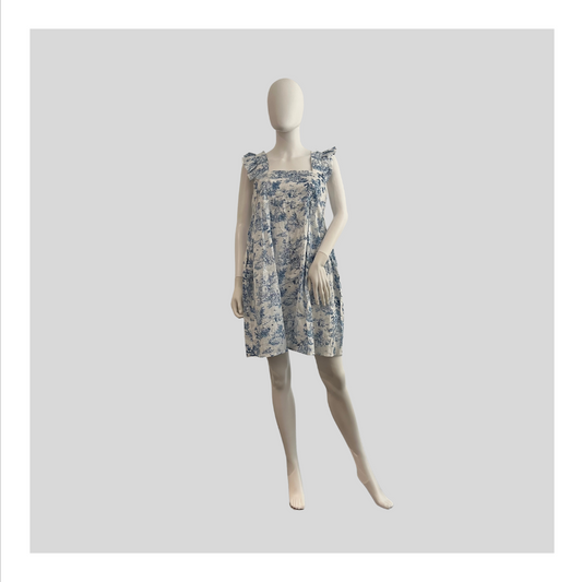 Sommerkleid "Blau und Weiß"