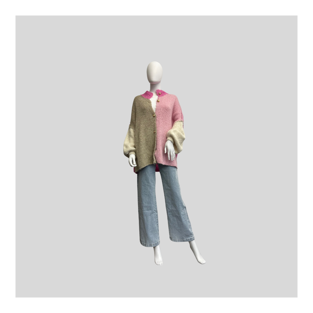 Strickjacke "4-Farbig"