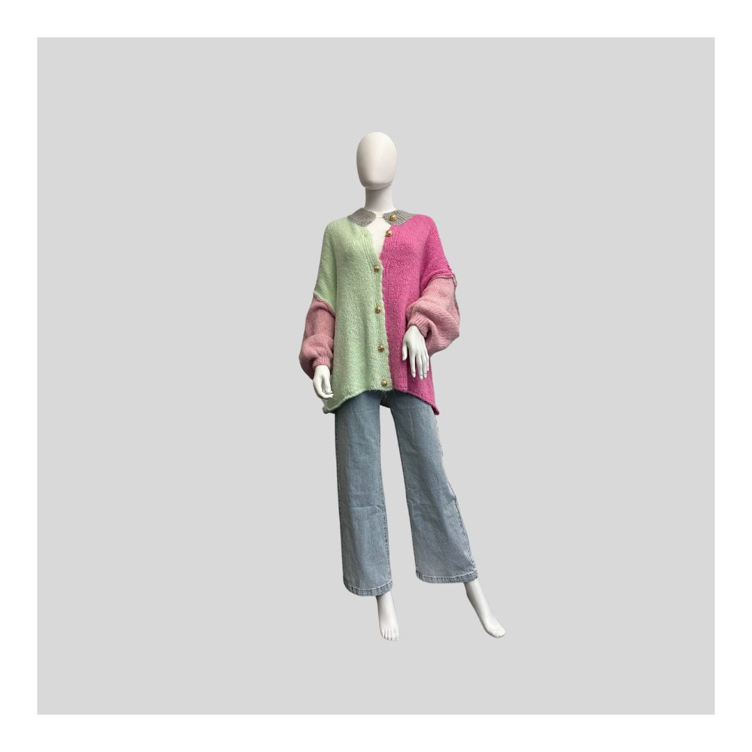 Strickjacke "4-Farbig"