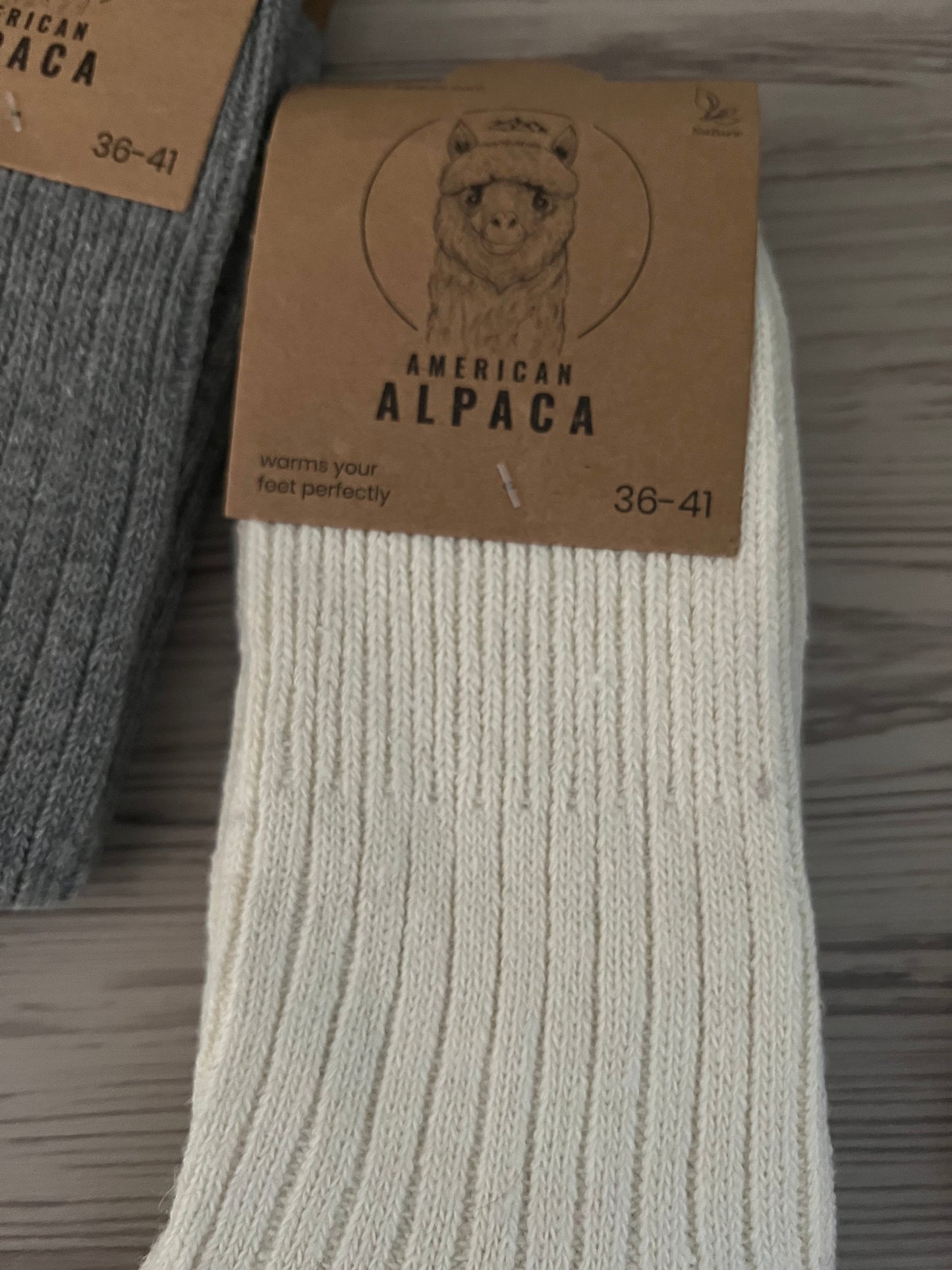 Alpaca Socken gerippt 36-41