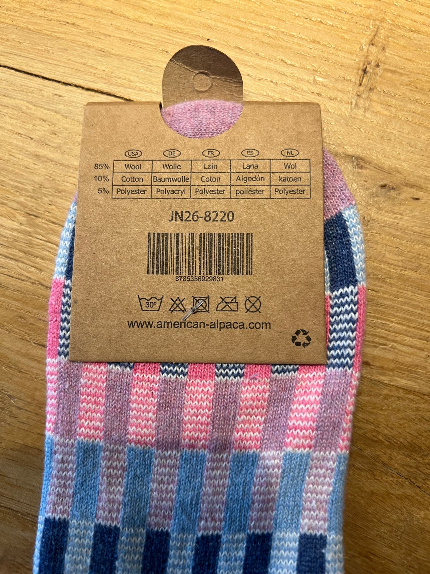 Alpaca Socken bunte Streifen Gr 36-41 JN26-8220 🦙