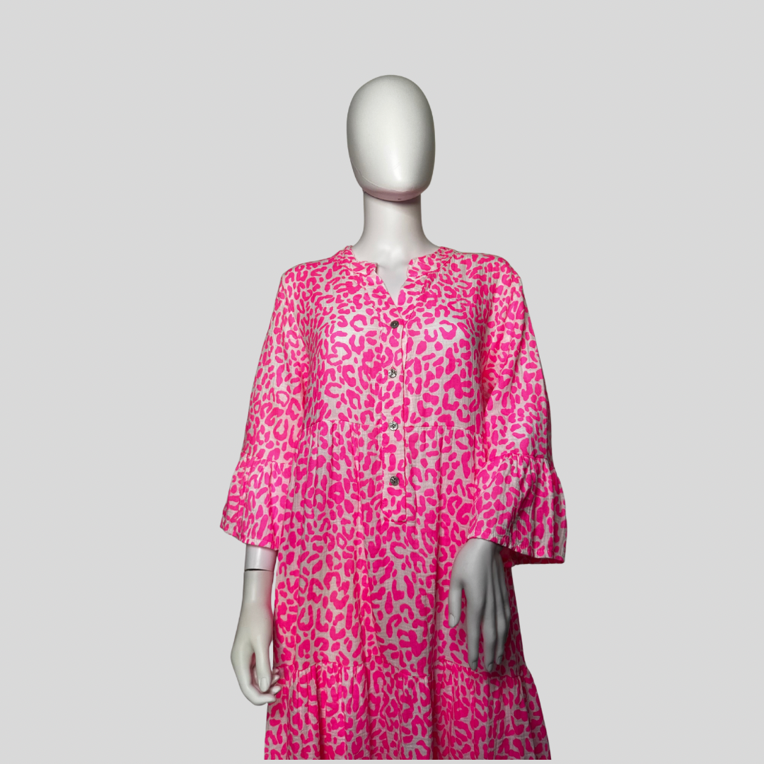 Musselin Kleid "Lang - Leo"