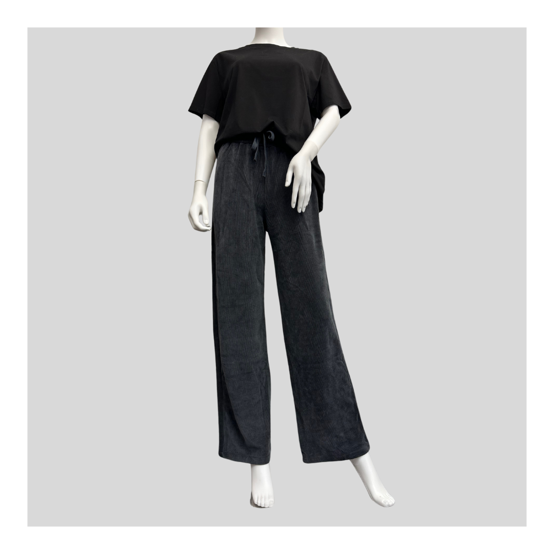 Graue Hose “Cord”