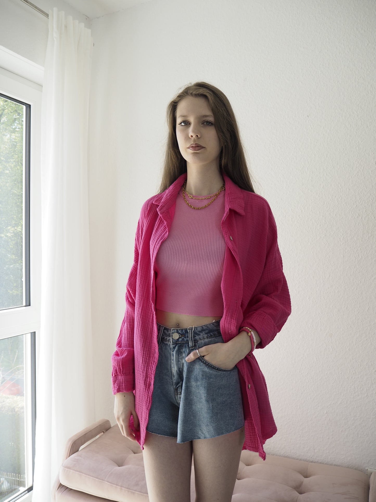 Musselinbluse "Elisa-x"