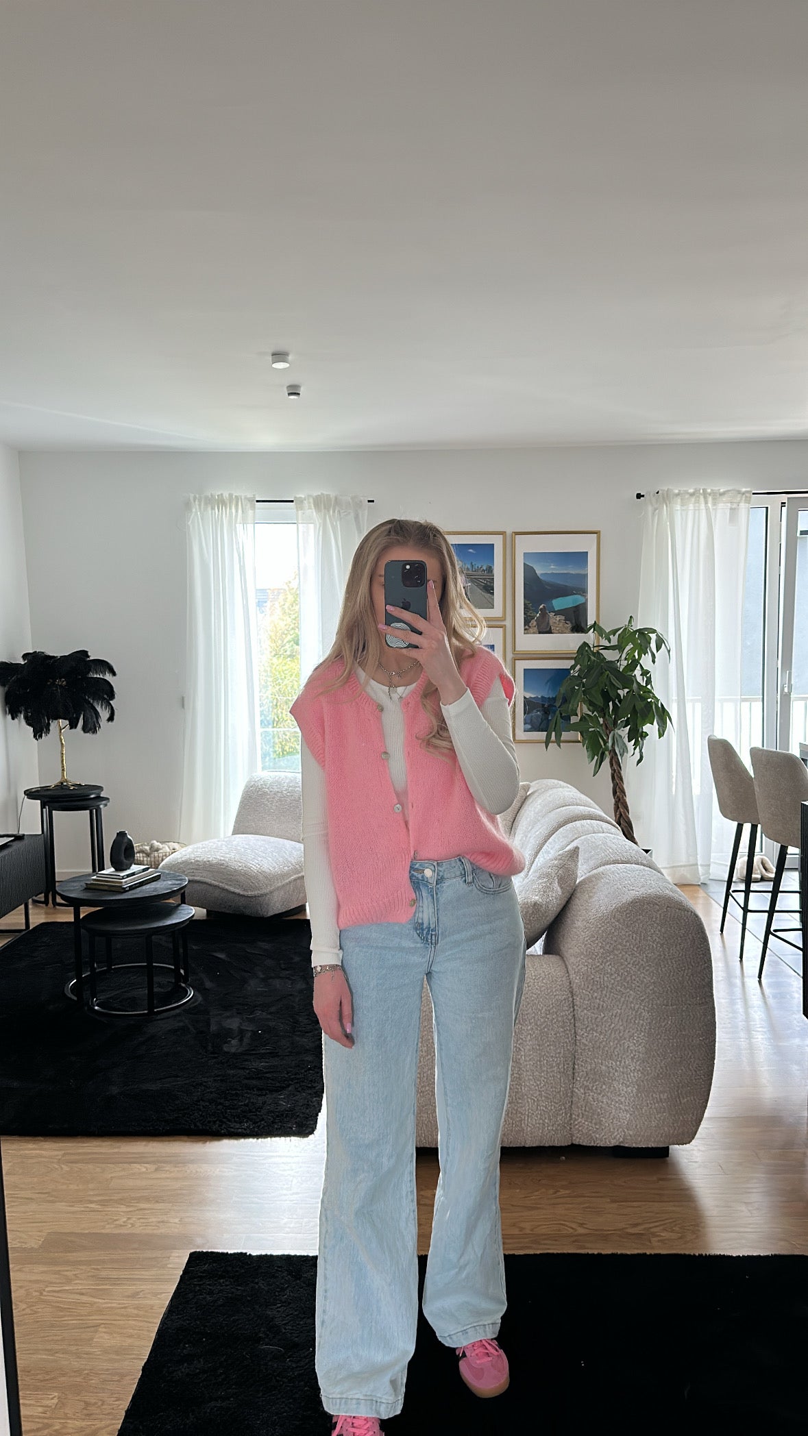 Ärmellose Strickjacke "Lina"