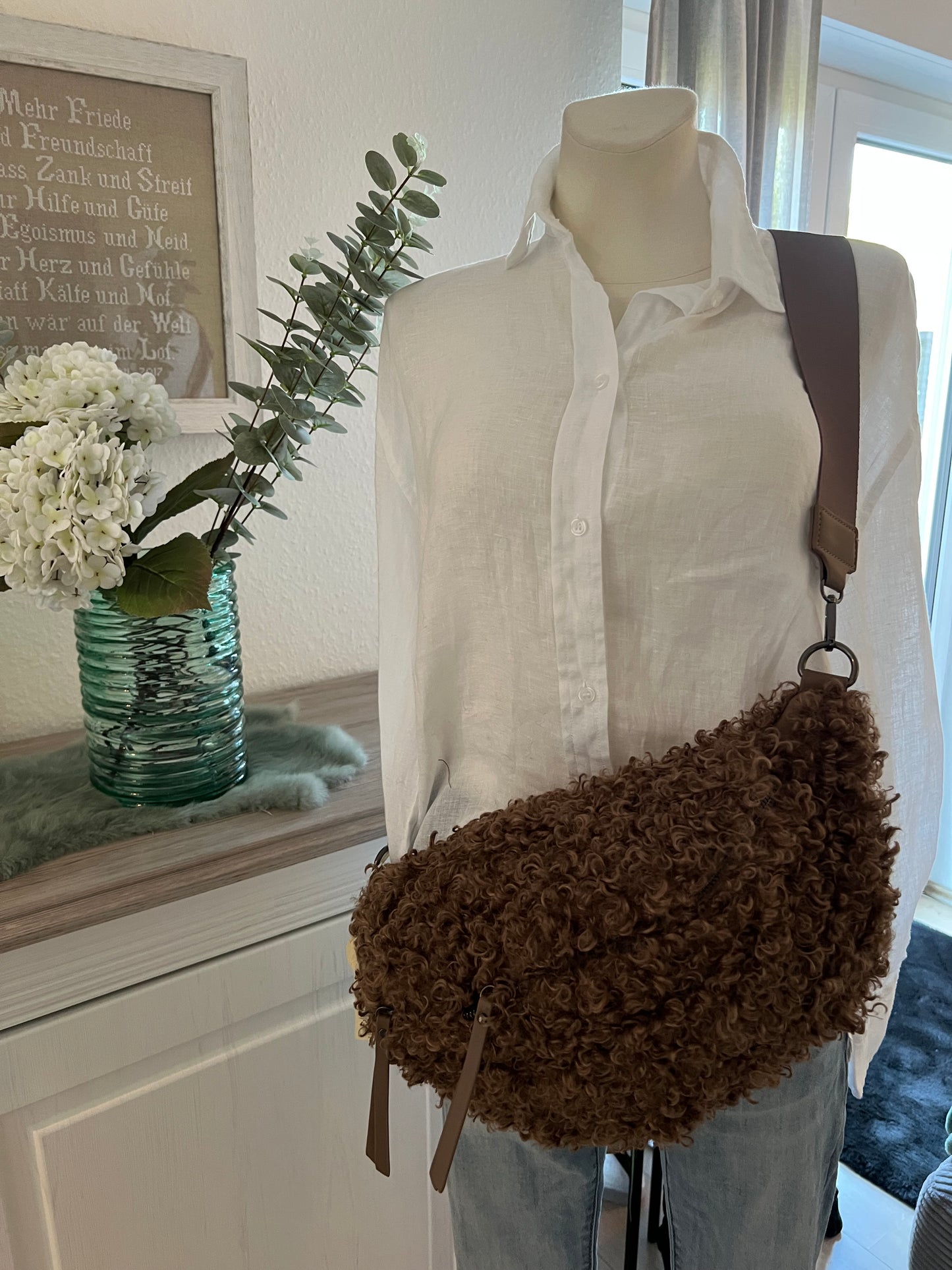 Kuschel Teddy Tasche groß