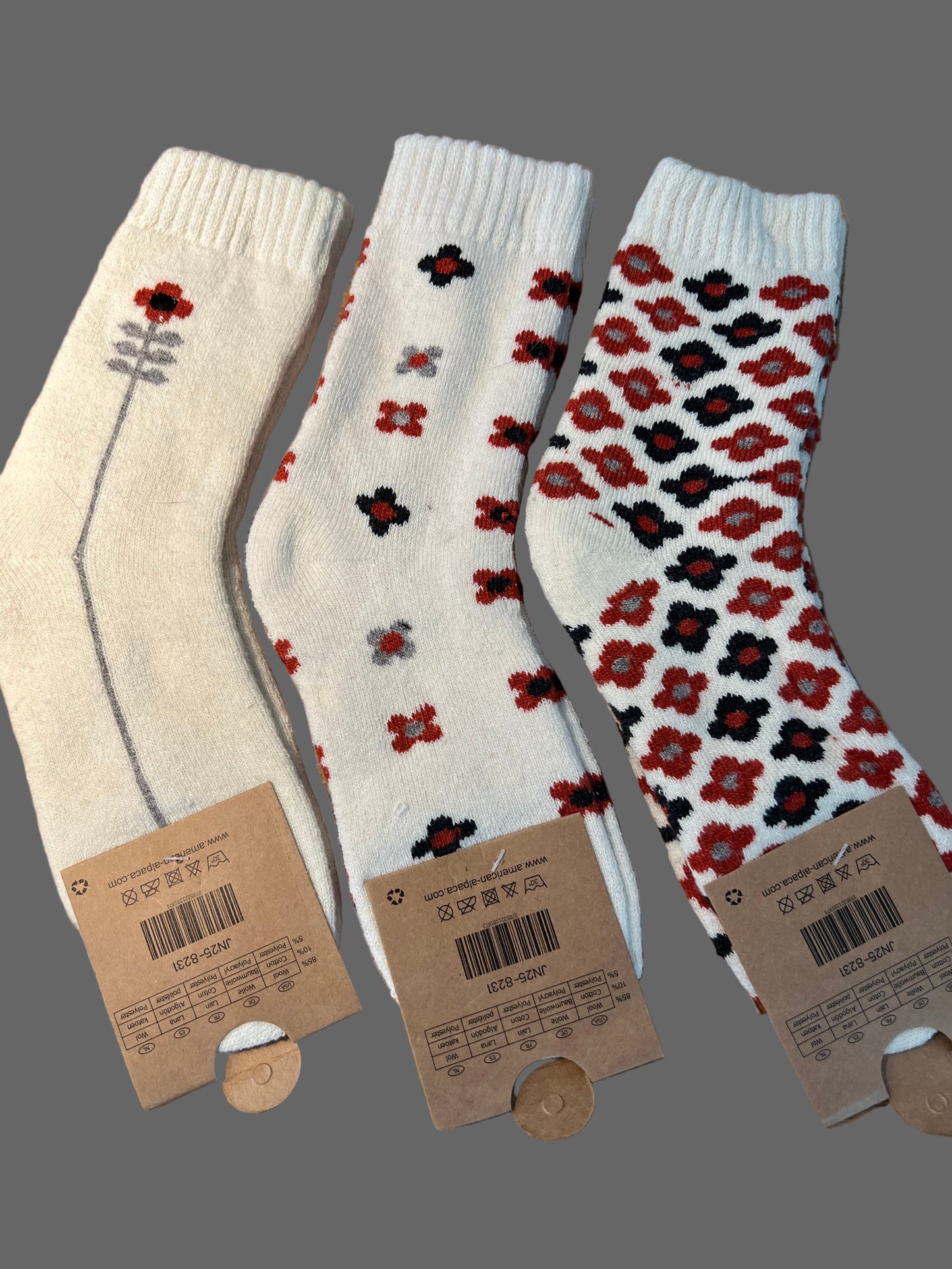 ✅Alpaca Socken Gr. 36-41 "Creme"