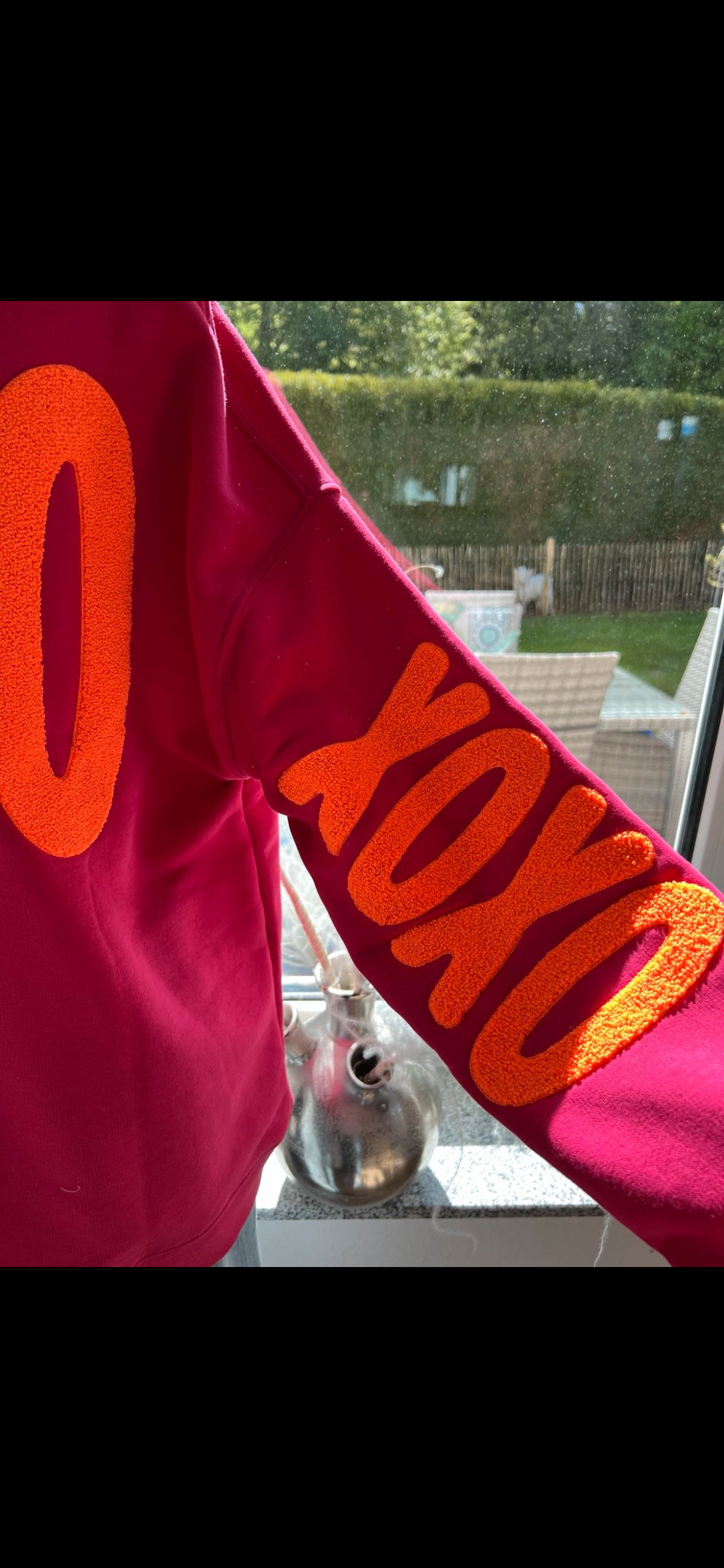 Xoxo Sweatshirt bordeauxrot