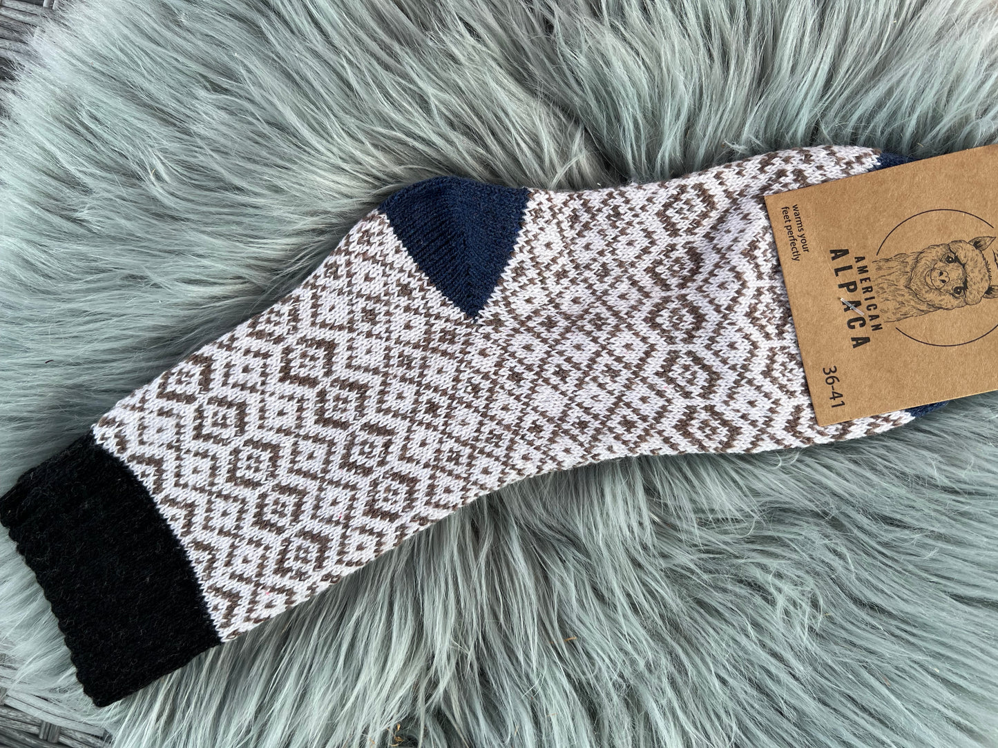 Alpaca Socken 3 farbig 36-41