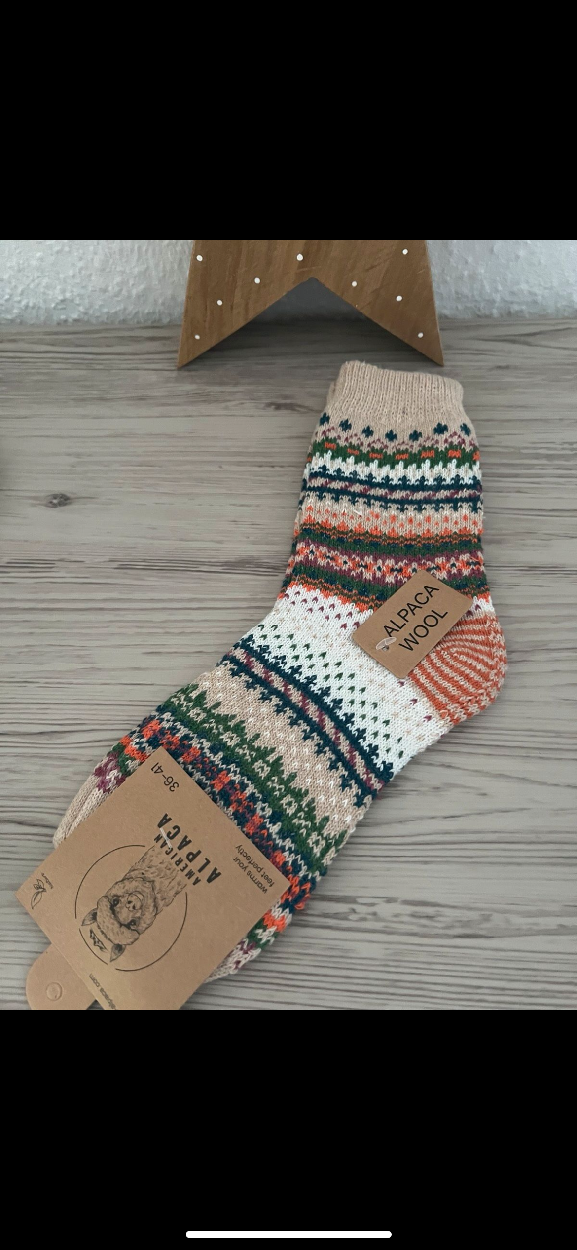 Alpaca Socken bunt Gr 36-41