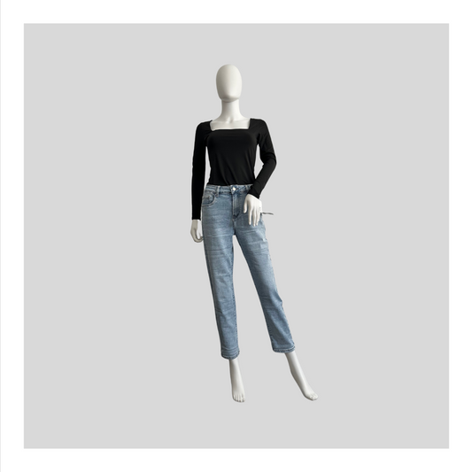 Jeans Hose "Hello Miss - Mom blue"