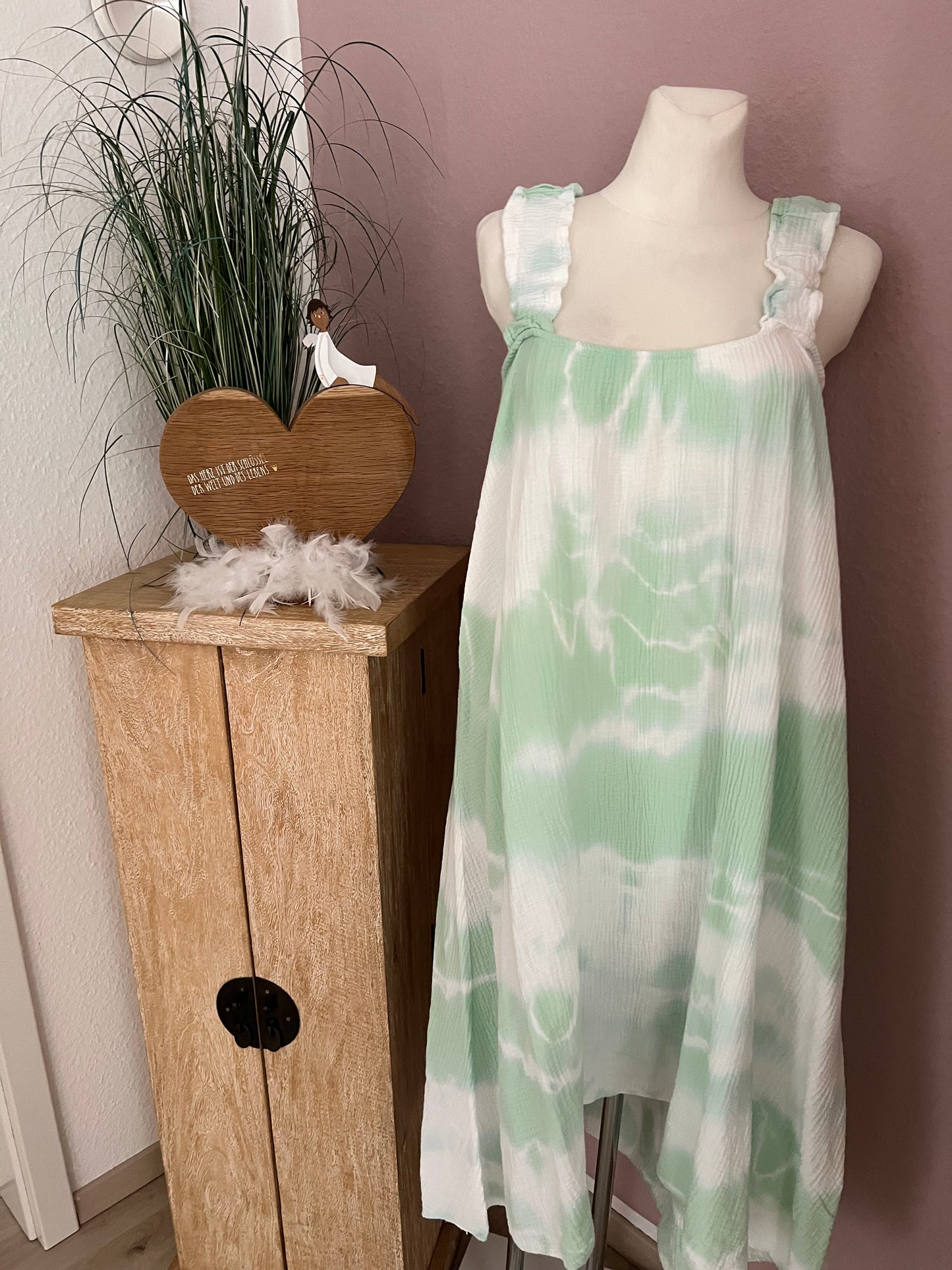 Musselin Kleid mit Träger