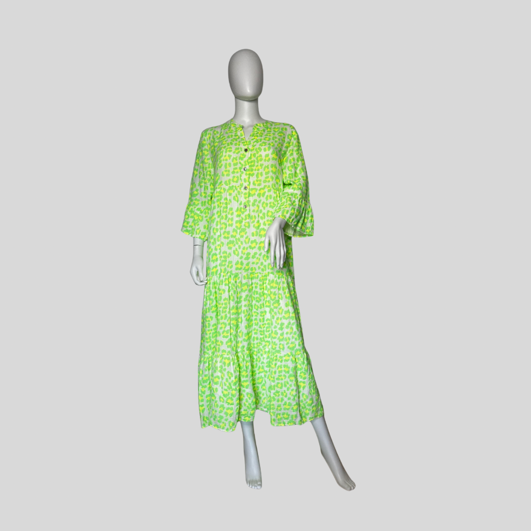 Musselin Kleid "Lang - Leo"