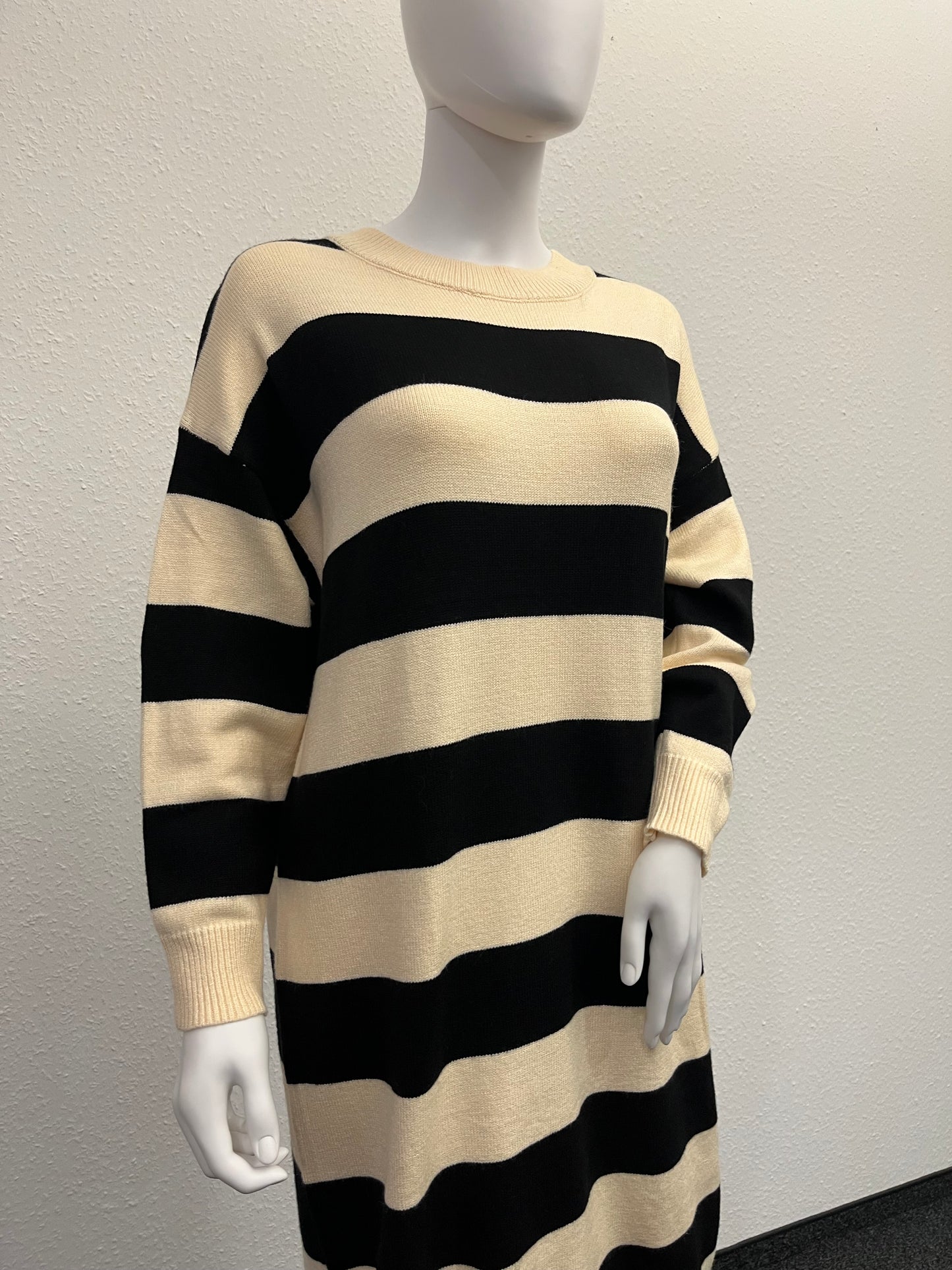 Kleid Langarm "Gestreift"