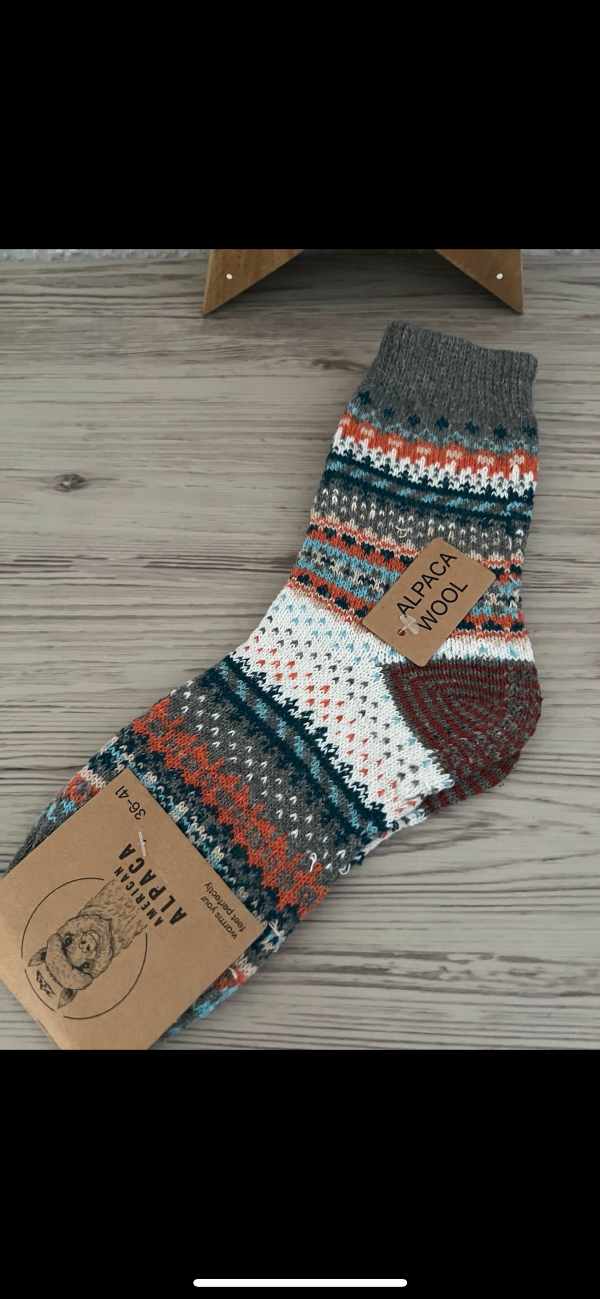 Alpaca Socken bunt Gr 36-41