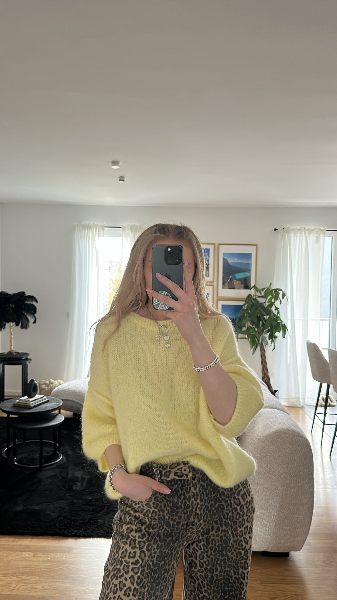 Strickpullover "Kurzarm"