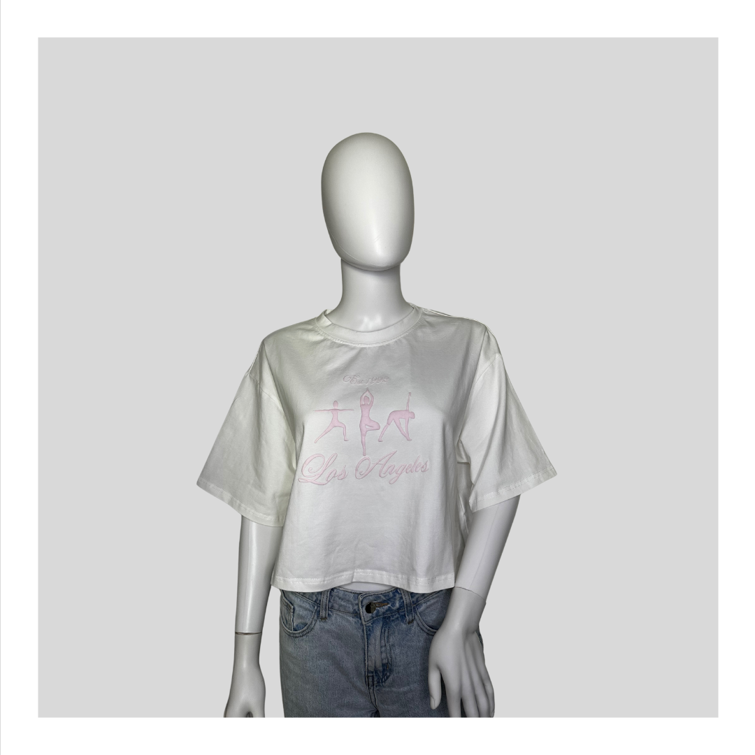 T-Shirt „Ballerina Rose Creme“