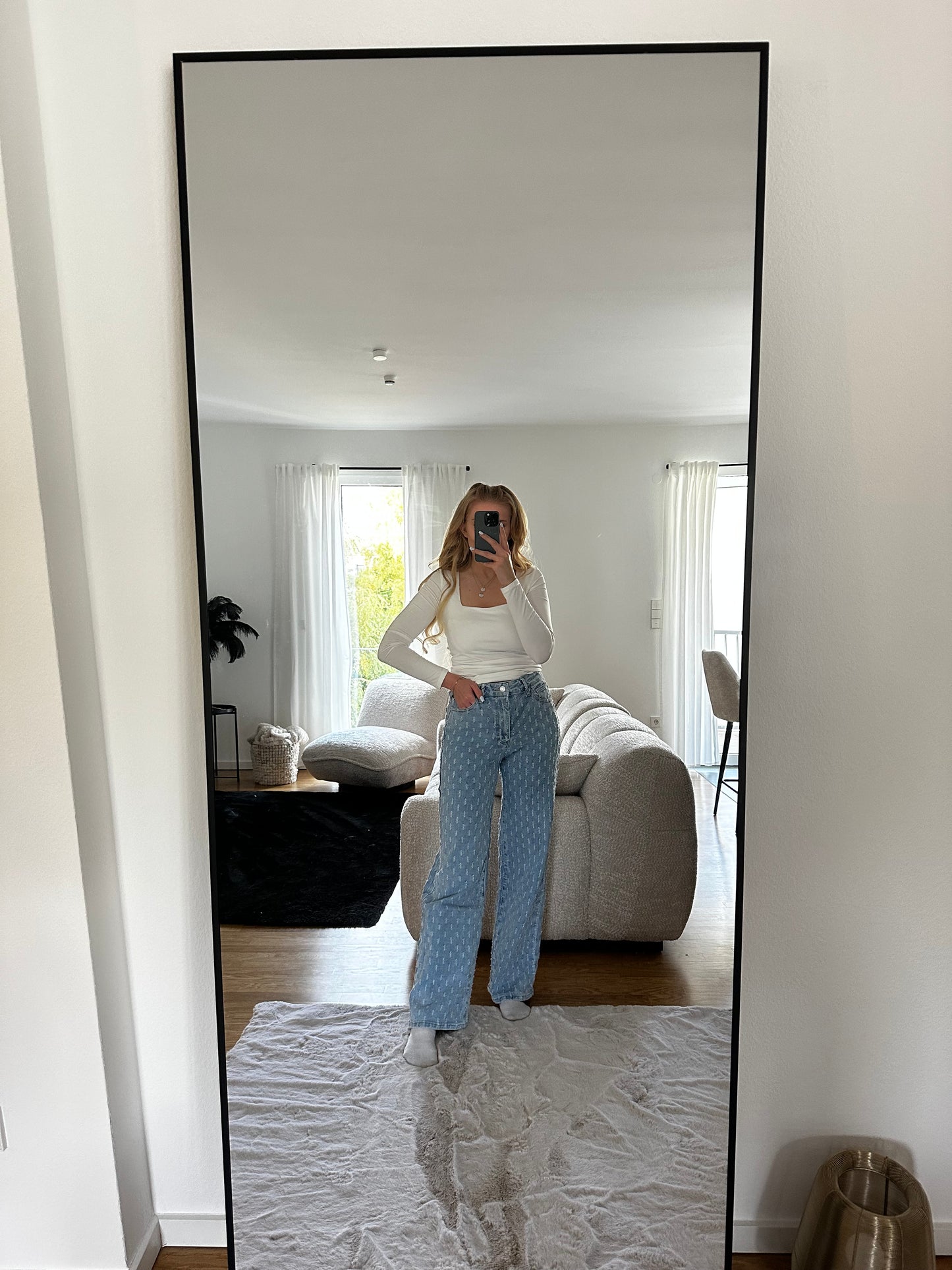 Jeans Hose "Struktur"