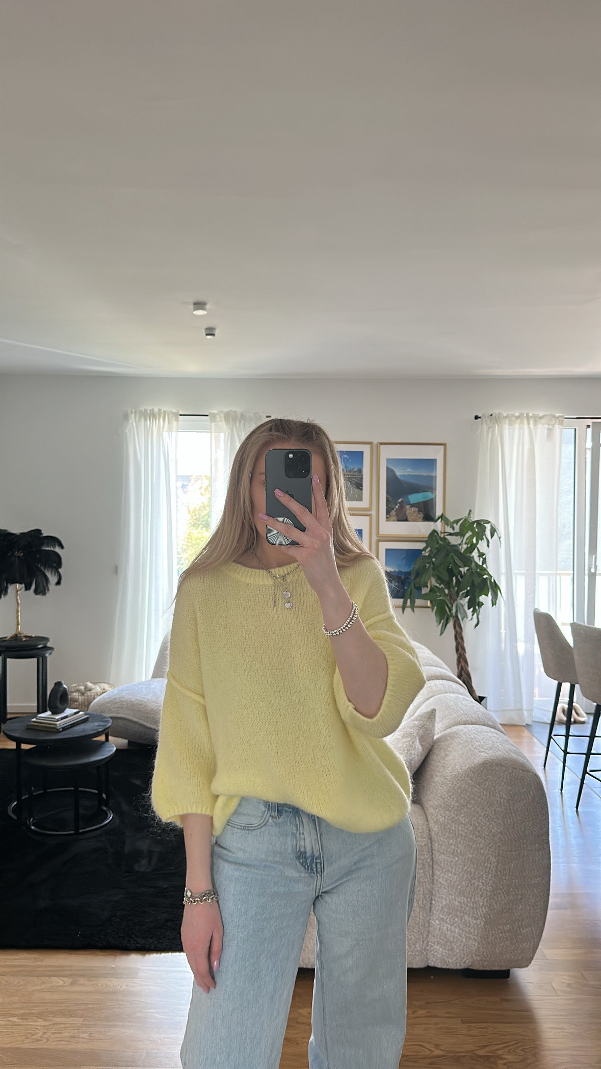 Strickpullover "Kurzarm"