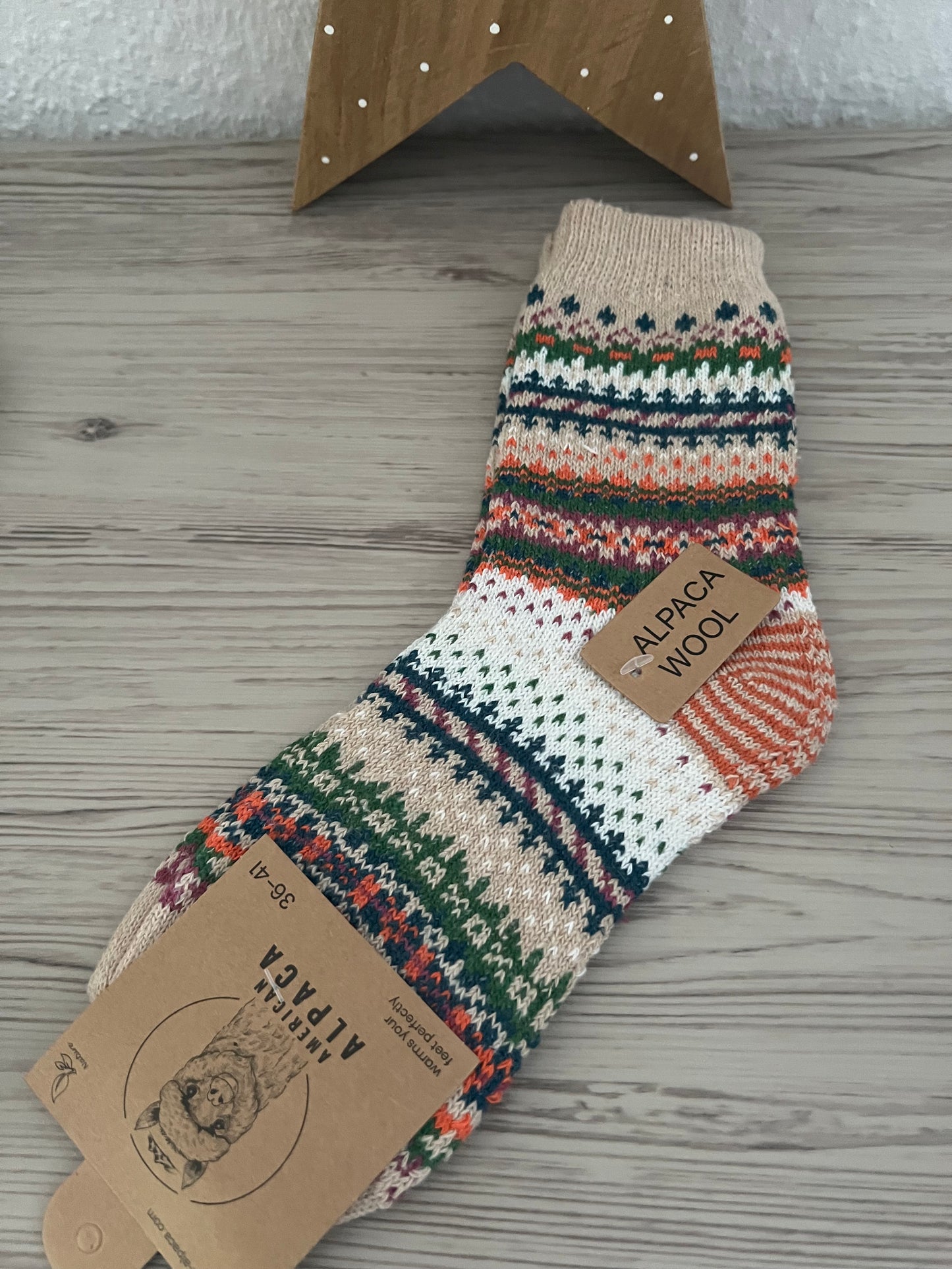 Alapaca Socken bunt Gr 36-41
