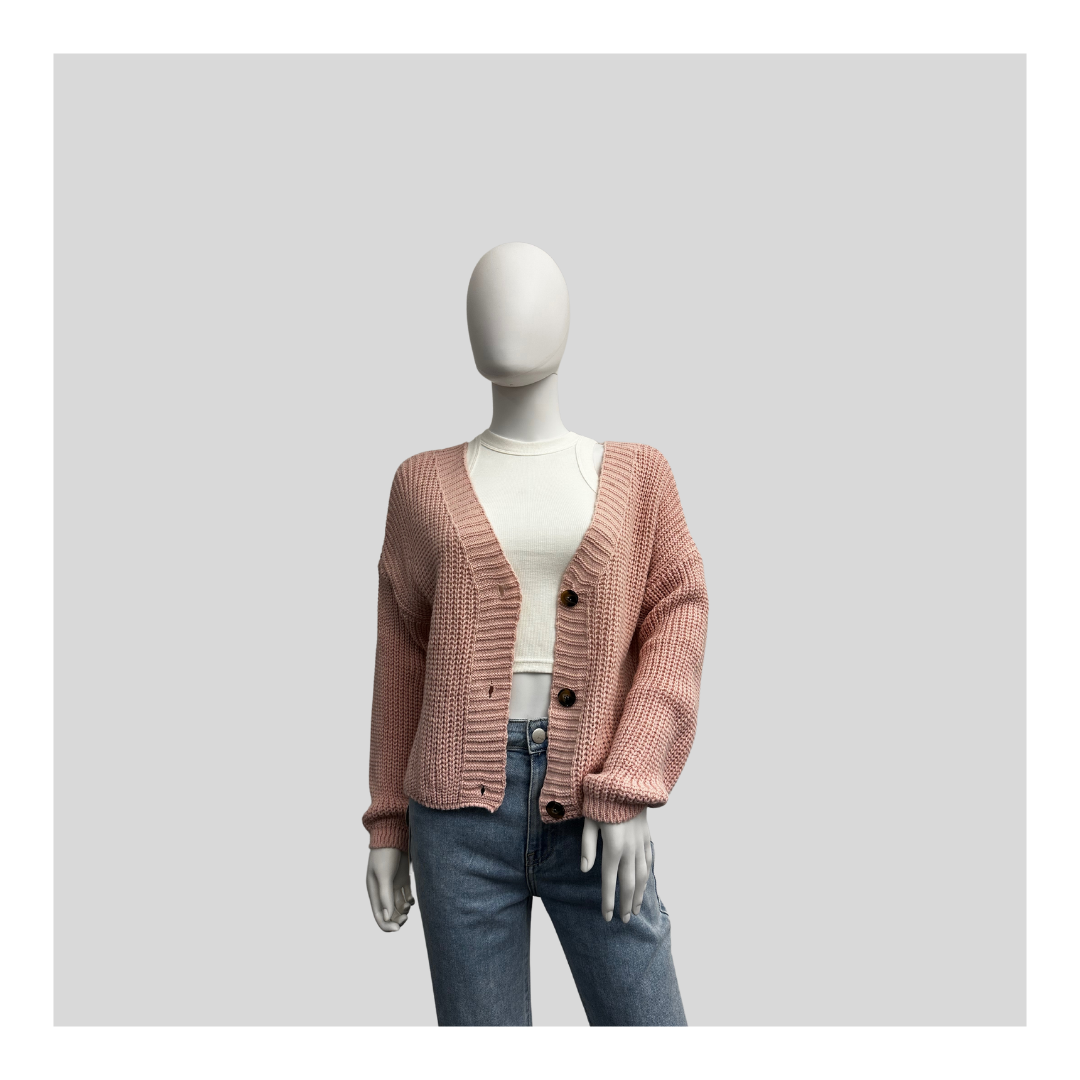 Strickjacke mit Knöpfen