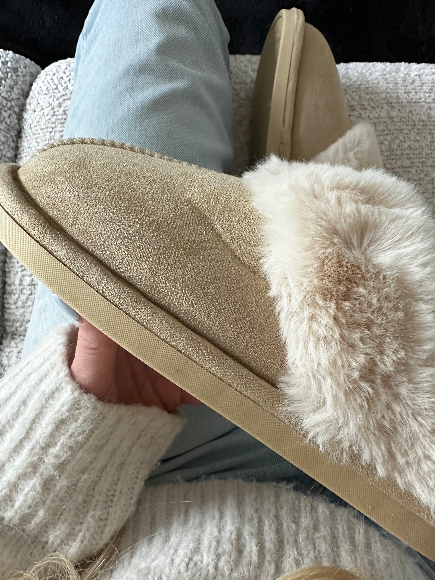 Hausschuhe „Beige“