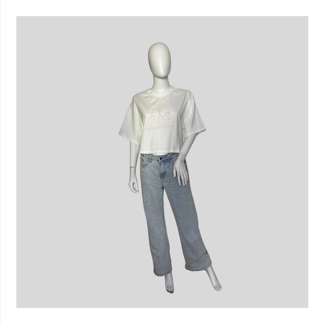 T-Shirt „Ballerina Rose Creme“